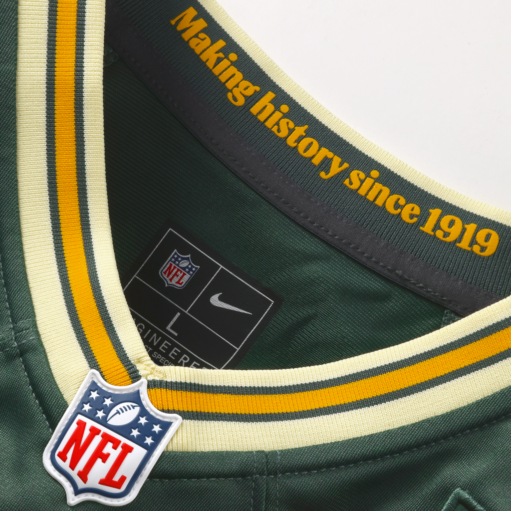Green Bay Packers Josh Jacobs Nike Green 2026 Rivalries Collection Game Jersey - product image 4