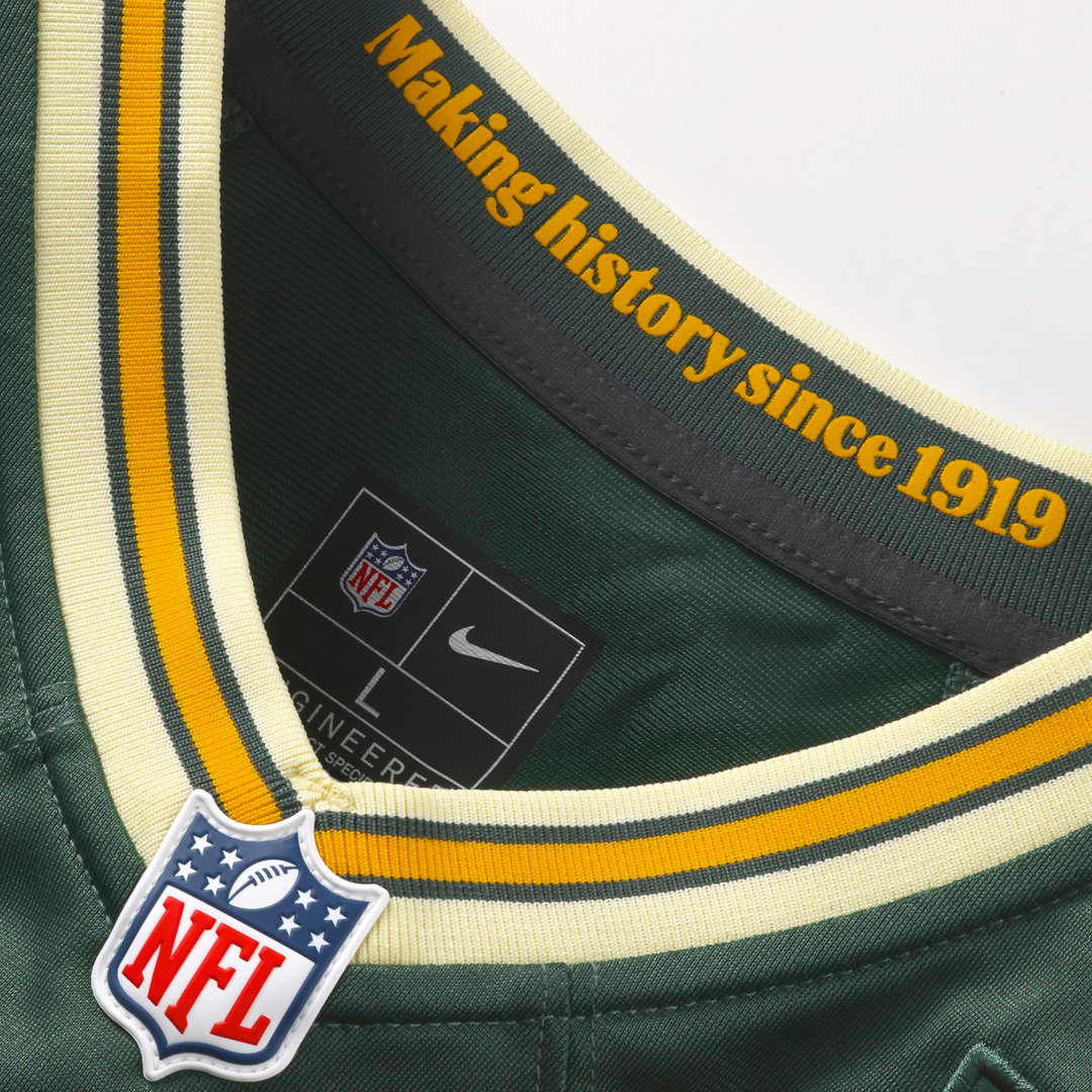 Green Bay Packers Josh Jacobs Nike Green 2026 Rivalries Collection Game Jersey - product image 4
