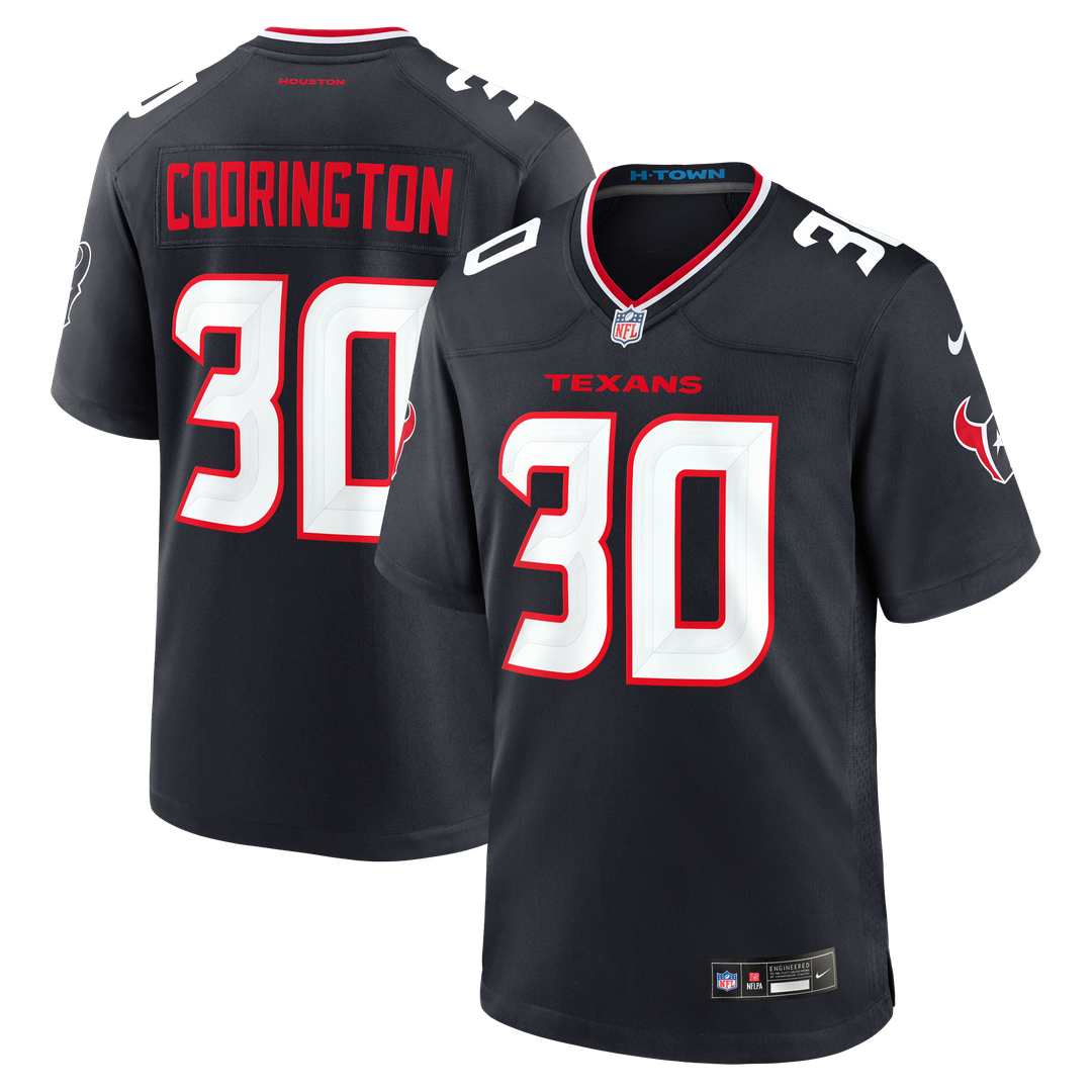 Houston Texans Brandon Codrington Nike Navy Team Game Jersey - product image 1