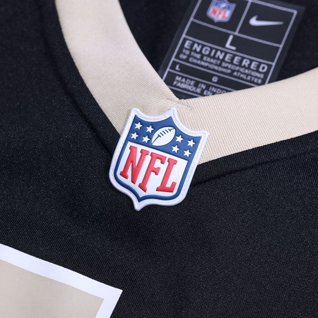 New Orleans Saints Tyrann Mathieu Nike Black Game Jersey - product image 4