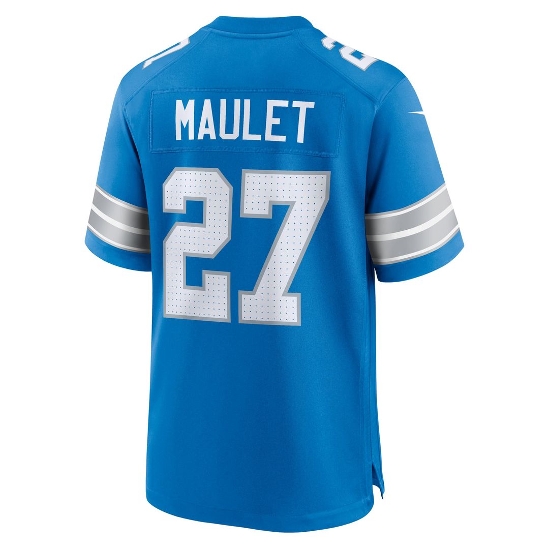 Detroit Lions Arthur Maulet Nike Blue Team Game Jersey - product image 3