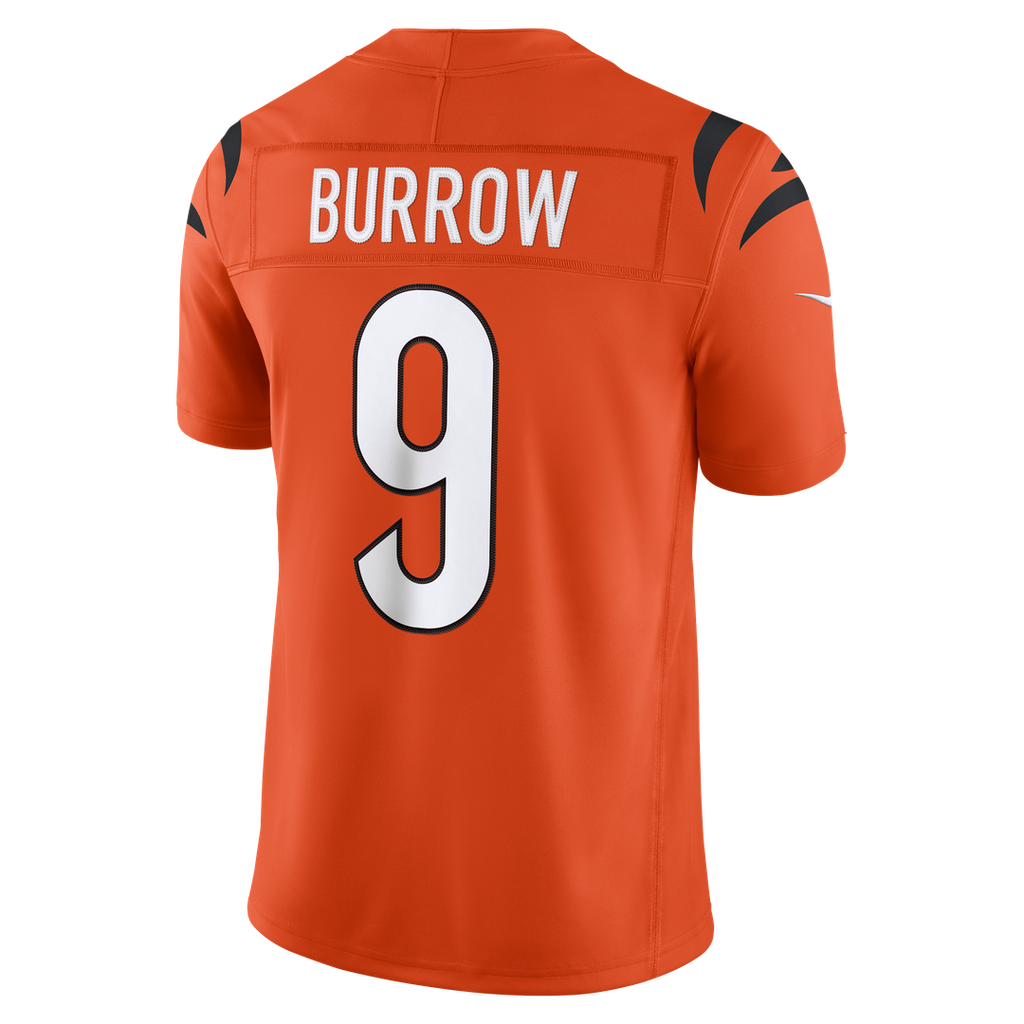 Cincinnati Bengals Joe Burrow Nike Orange Alternate Vapor F.U.S.E. Stitched Limited Jersey - product image 6