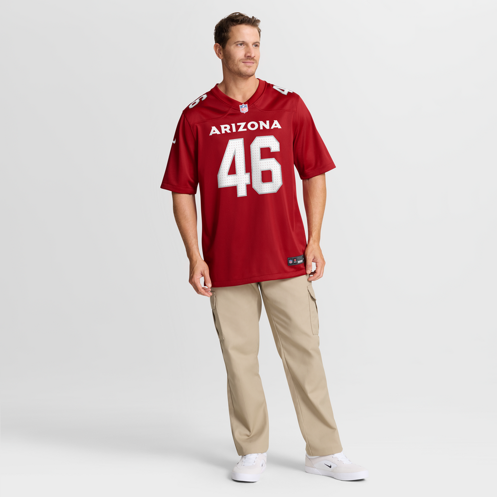 Arizona Cardinals Aaron Brewer Nike Cardinal Team Game Jersey - product image 7