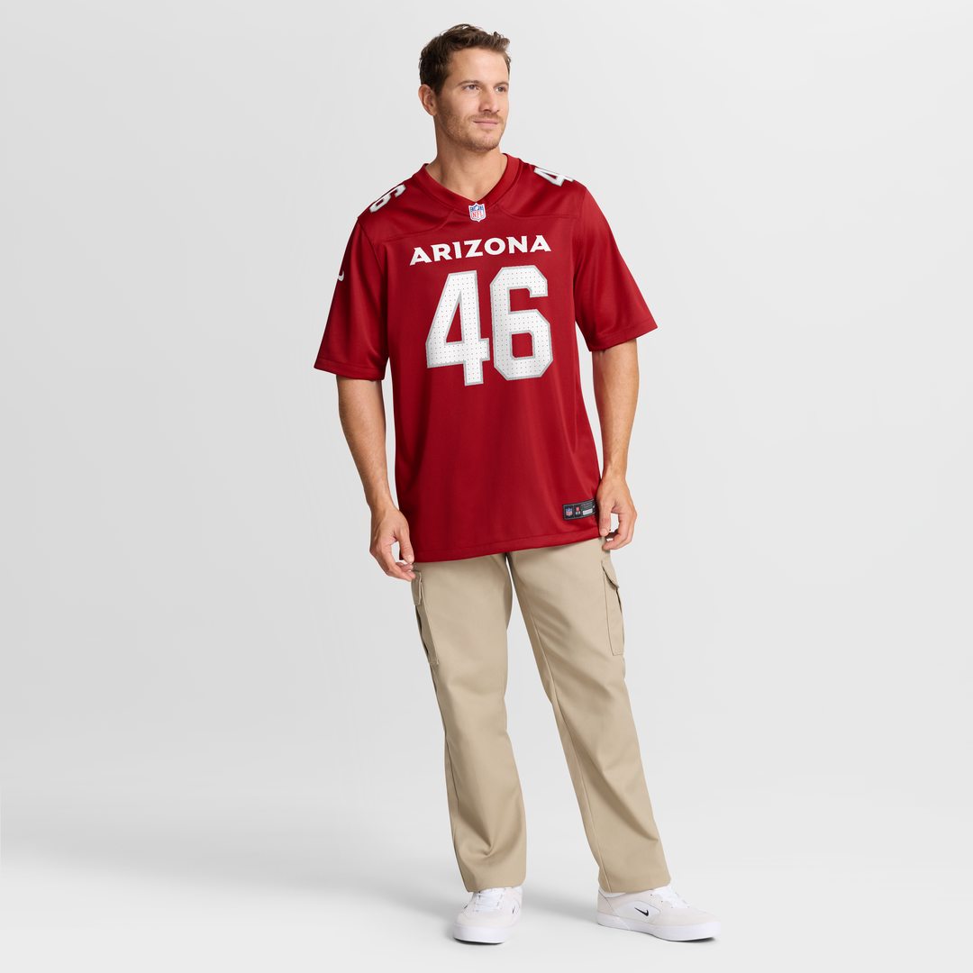 Arizona Cardinals Aaron Brewer Nike Cardinal Team Game Jersey - product image 7