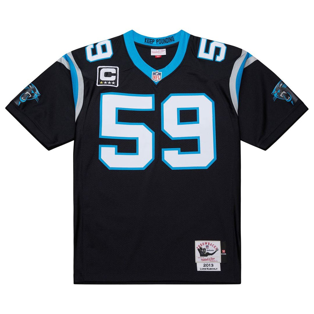 Carolina Panthers Luke Kuechly Mitchell & Ness Black 2013 Authentic Throwback Retired Player Jersey - product image 1