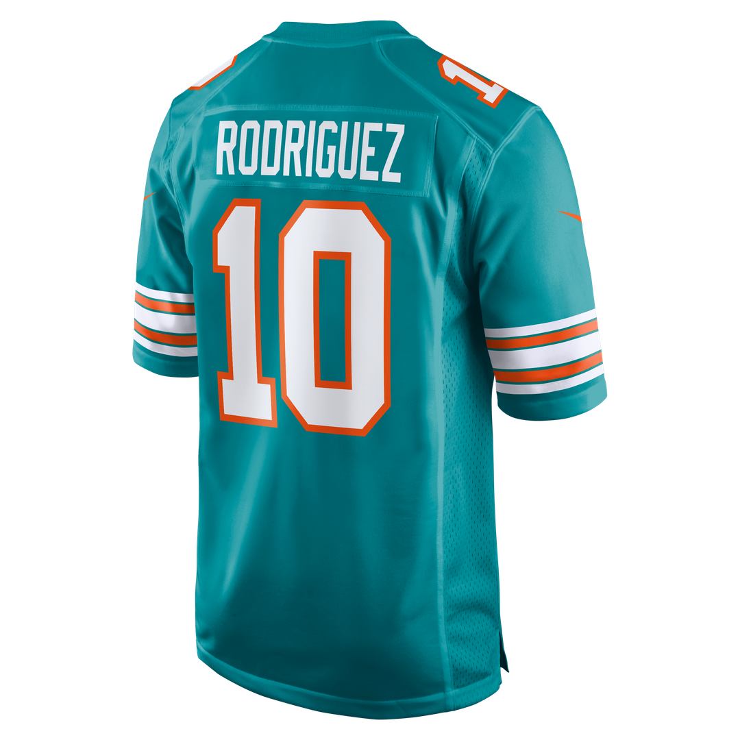 Miami Dolphins Jacob Rodriguez Nike Aqua Alternate Game Jersey - product image 3