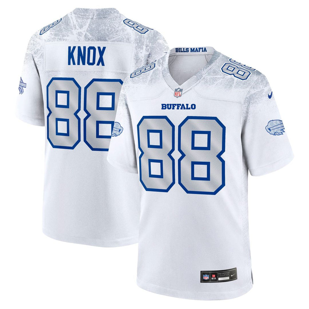 Buffalo Bills Dawson Knox Nike White Rivalries Collection Game Jersey - product image 1