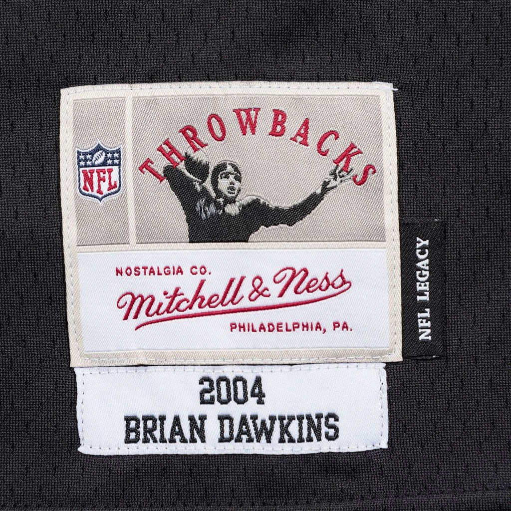Philadelphia Eagles Brian Dawkins Mitchell & Ness Black Legacy Replica Jersey - product image 6