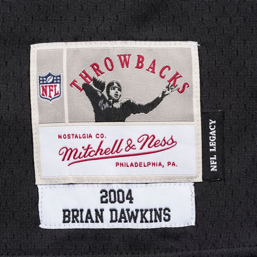 Philadelphia Eagles Brian Dawkins Mitchell & Ness Black Legacy Replica Jersey - product image 6