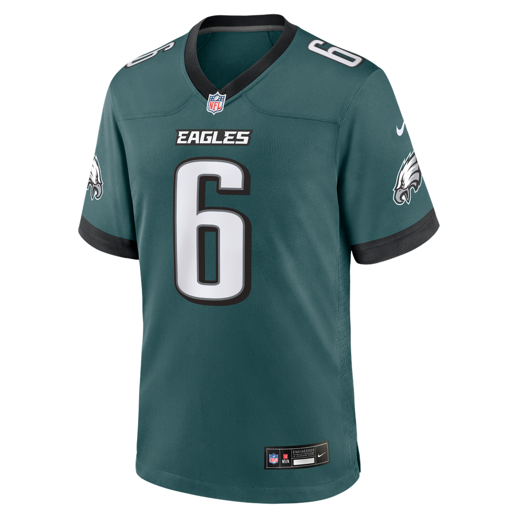 Philadelphia Eagles DeVonta Smith Nike Midnight Green Team Game Jersey - product image 2