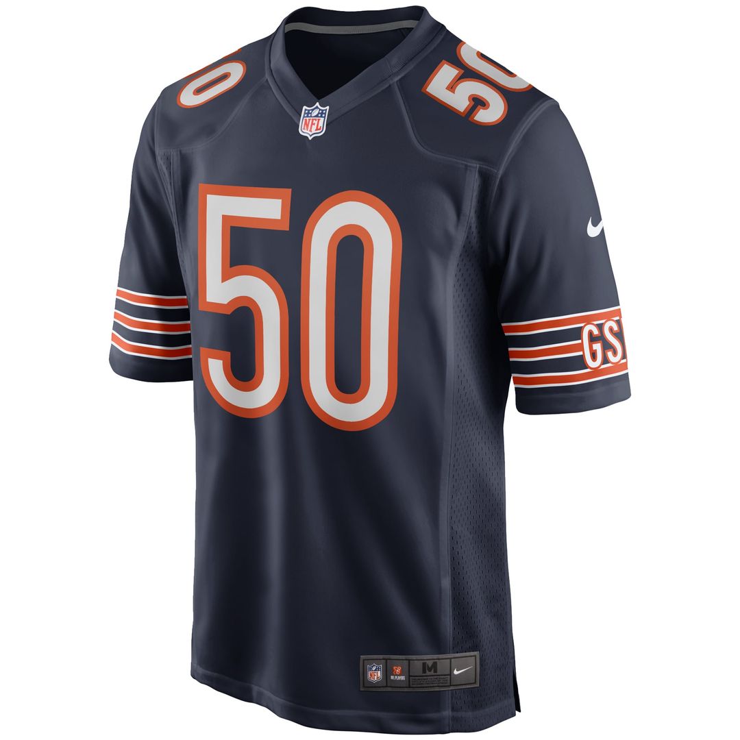 Chicago Bears Mike Singletary Nike Navy Game Retired Player Jersey - product image 2