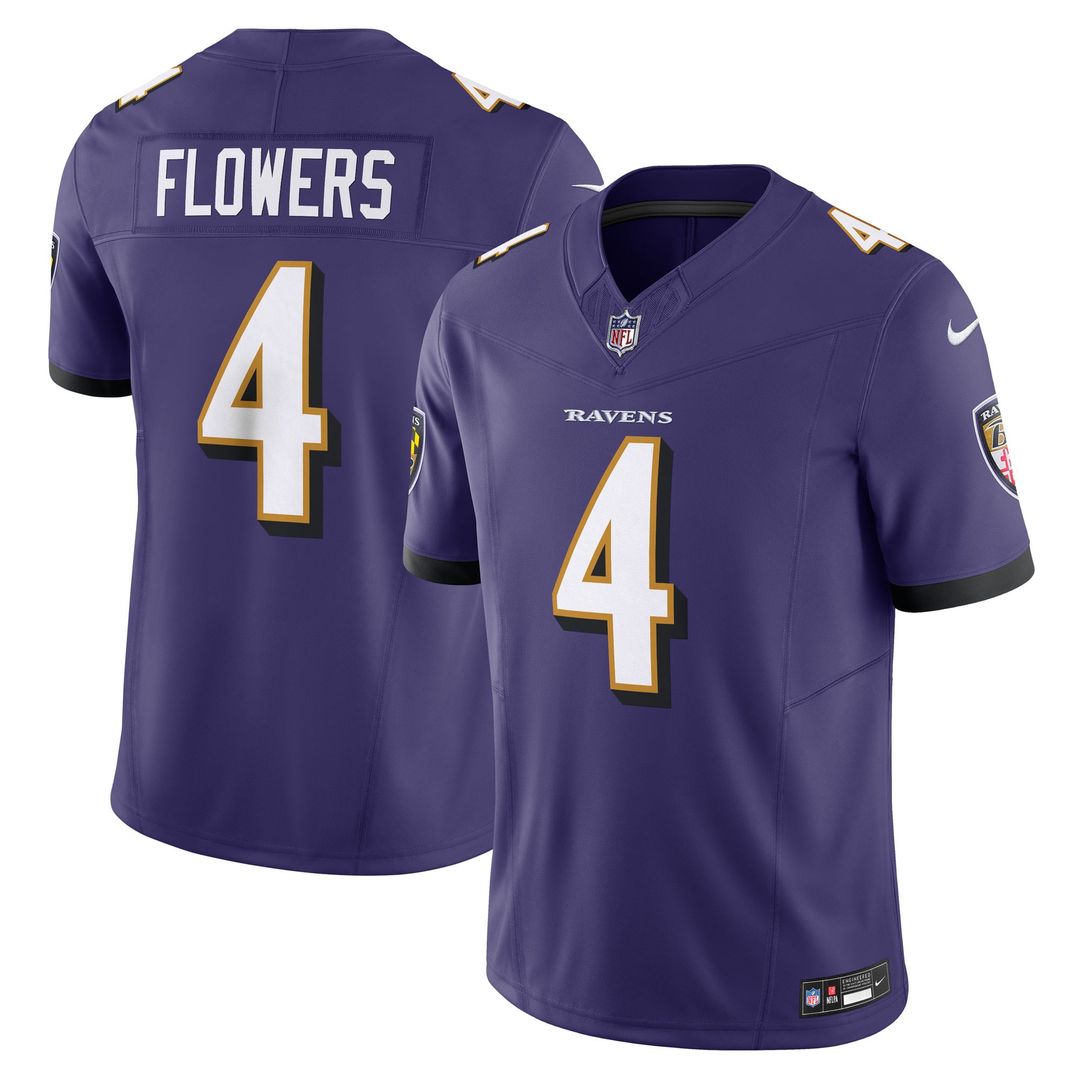 Baltimore Ravens Zay Flowers Nike Black Alternate Vapor F.U.S.E. Limited Jersey - product image 7
