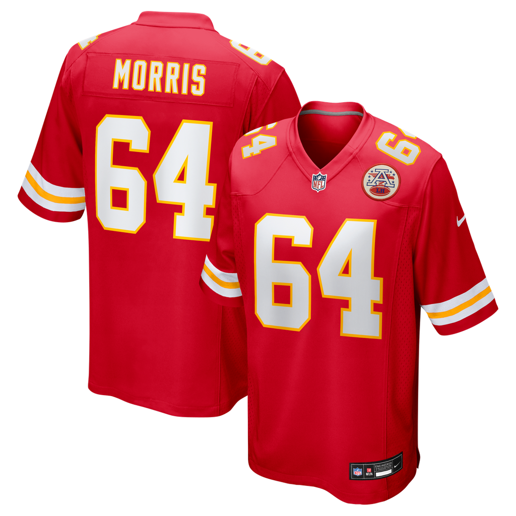 Kansas City Chiefs Wanya Morris Nike Red Game Jersey - product image 1
