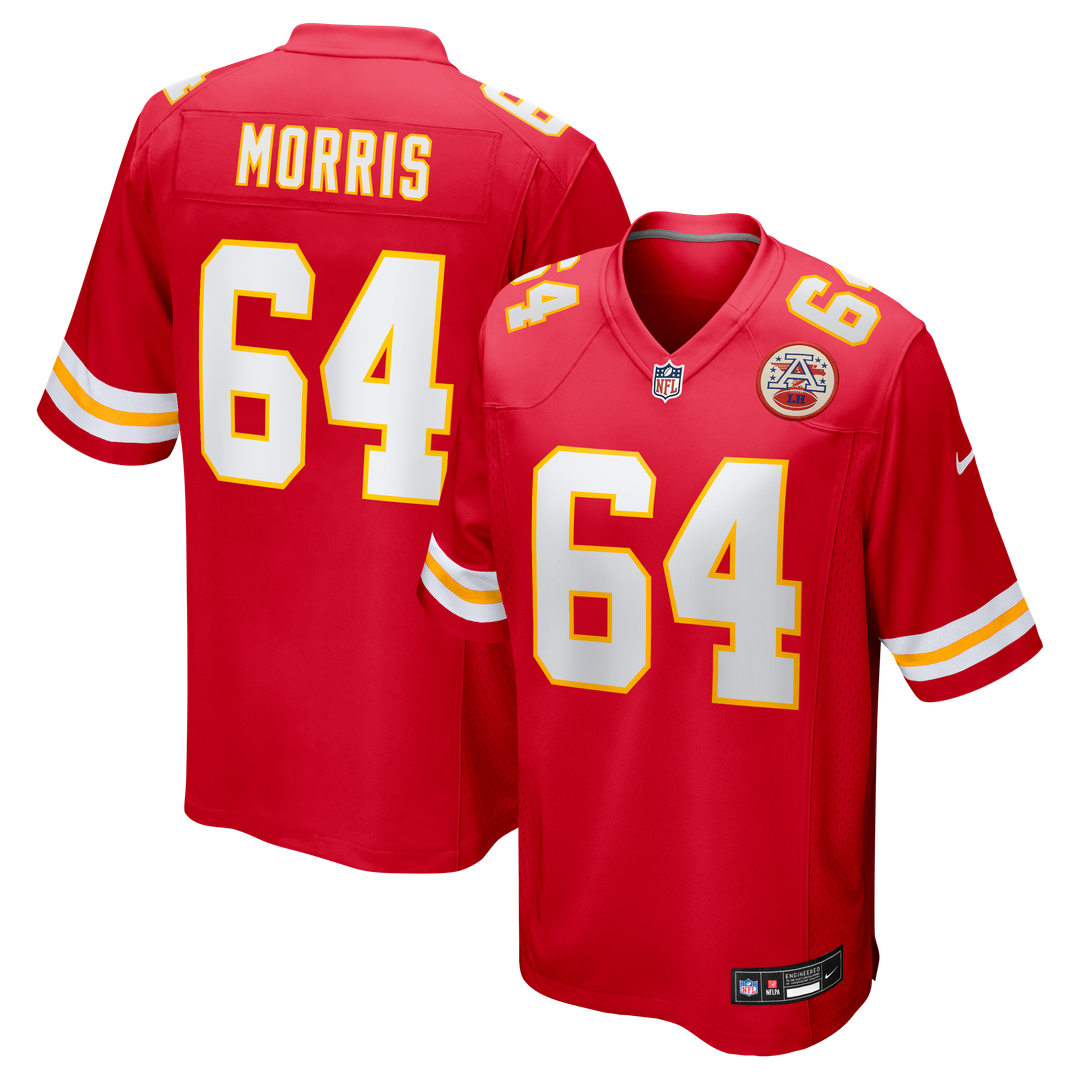 Kansas City Chiefs Wanya Morris Nike Red Game Jersey - product image 1