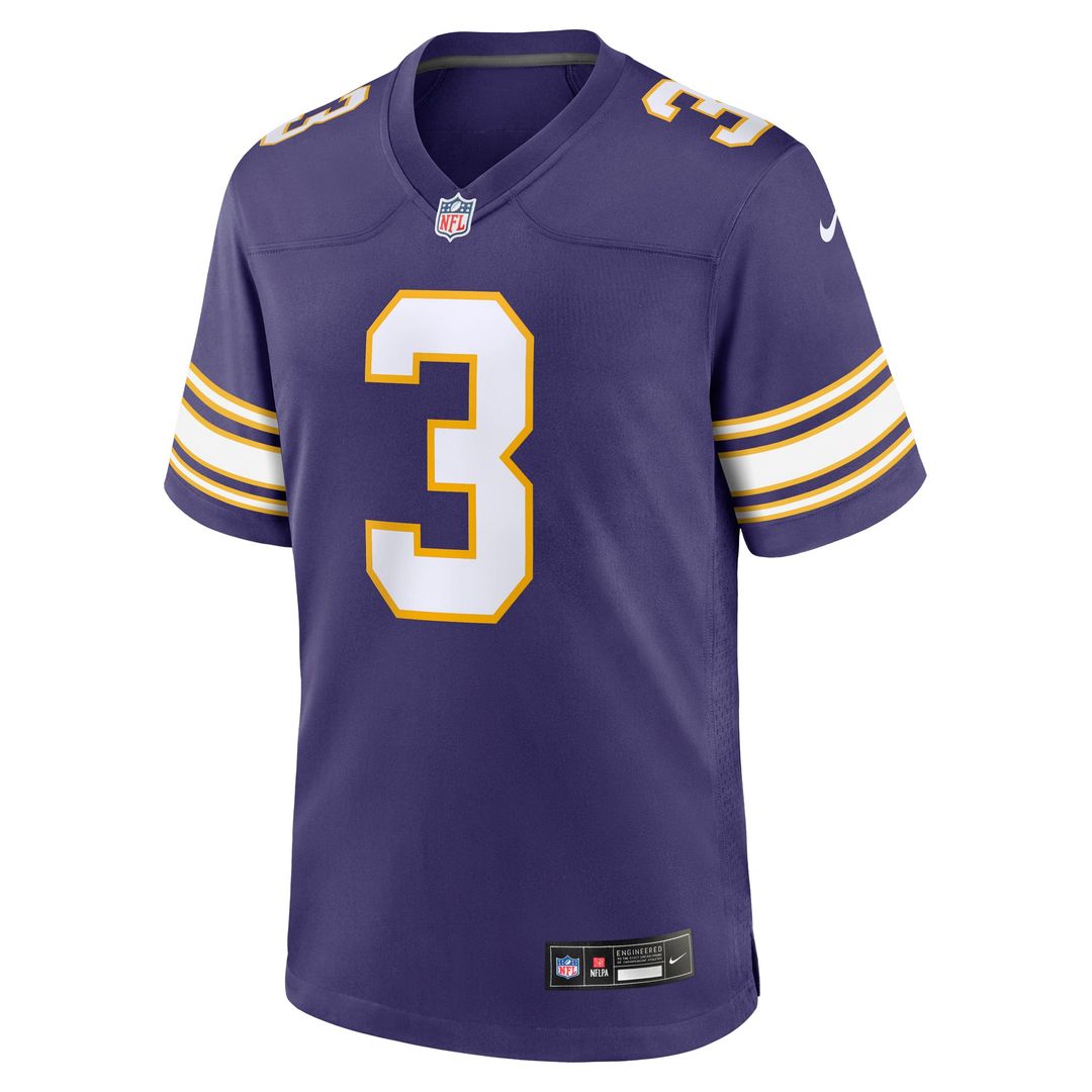 Minnesota Vikings Jordan Addison Nike White Away Game Jersey - product image 8