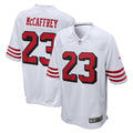San Francisco 49ers Christian McCaffrey Nike White Game Jersey - product image 1