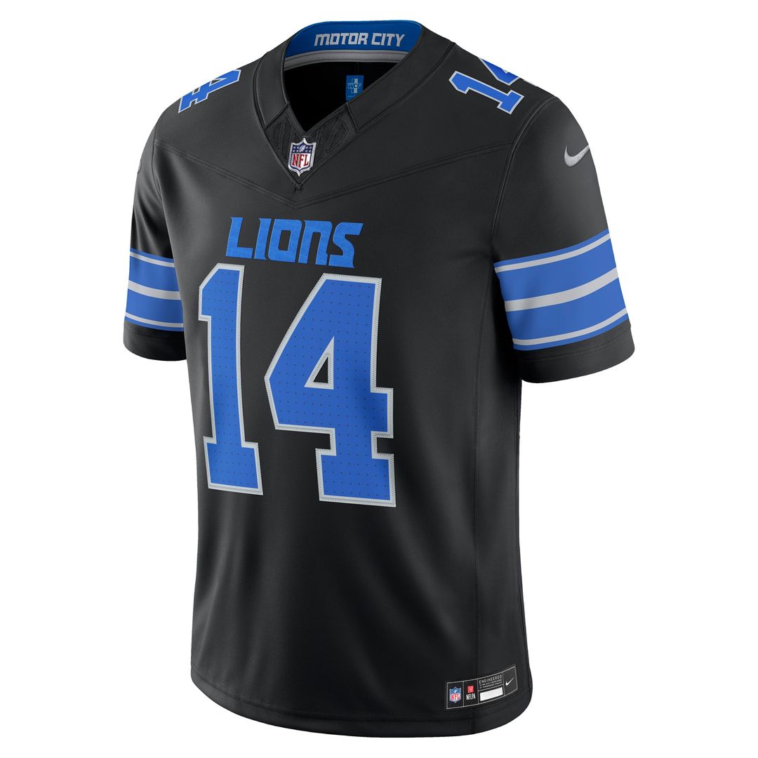 Detroit Lions Amon-Ra St. Brown Nike Black Alternate Vapor F.U.S.E. Stitched Limited Jersey - product image 2