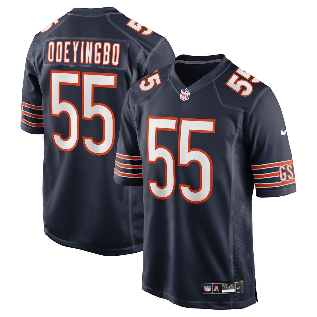 Chicago Bears Dayo Odeyingbo Nike Navy Team Game Jersey - product image 1