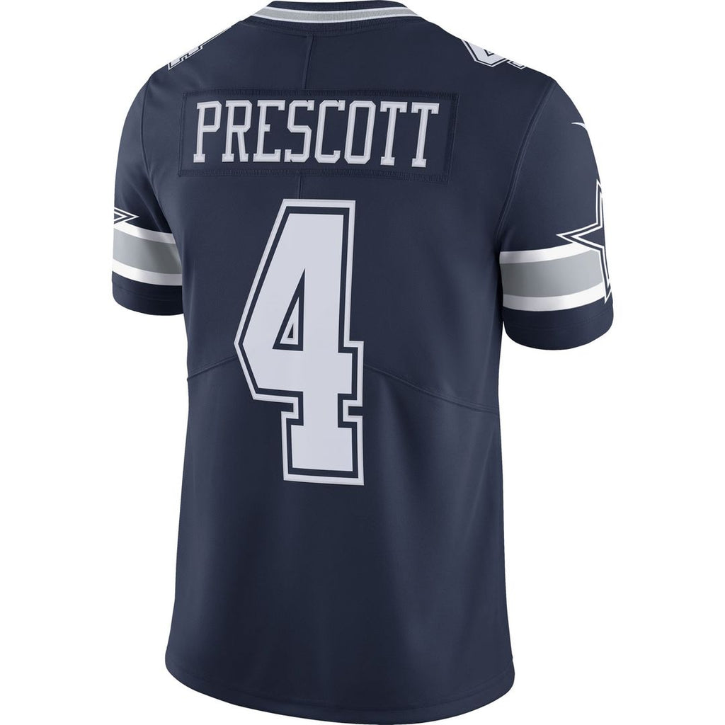 Dallas Cowboys Dak Prescott Nike Navy Vapor Limited Player Jersey - product image 3