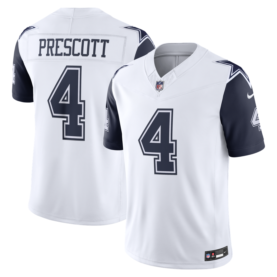 Dallas Cowboys Dak Prescott Nike White Alternate Vapor F.U.S.E. Stitched Limited Jersey - product image 4