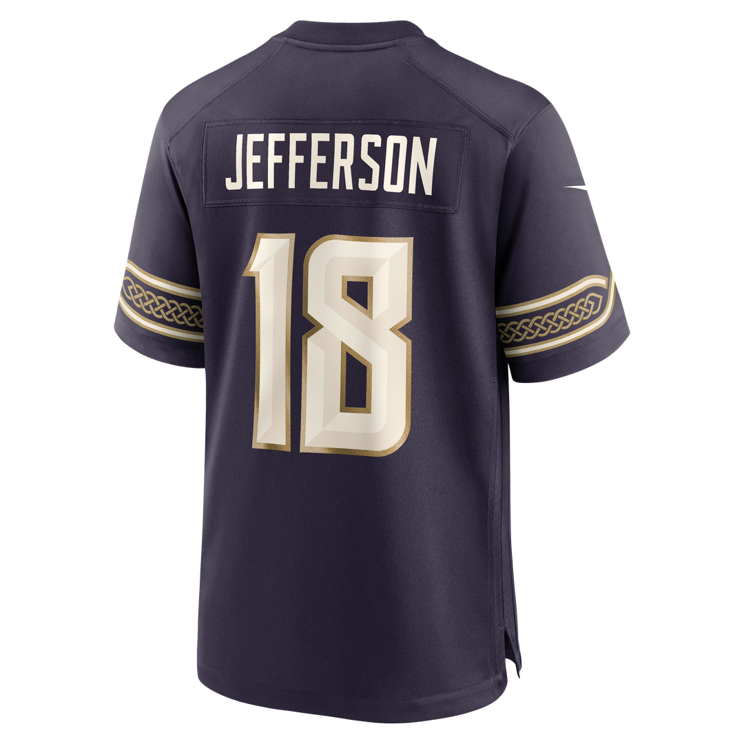 Minnesota Vikings Justin Jefferson Nike Purple 2026 Rivalries Collection Game Jersey - product image 8