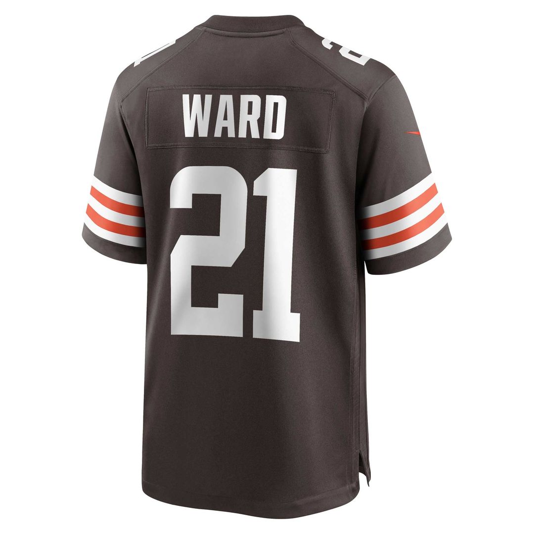 Cleveland Browns Denzel Ward Nike Brown Game Jersey - product image 3