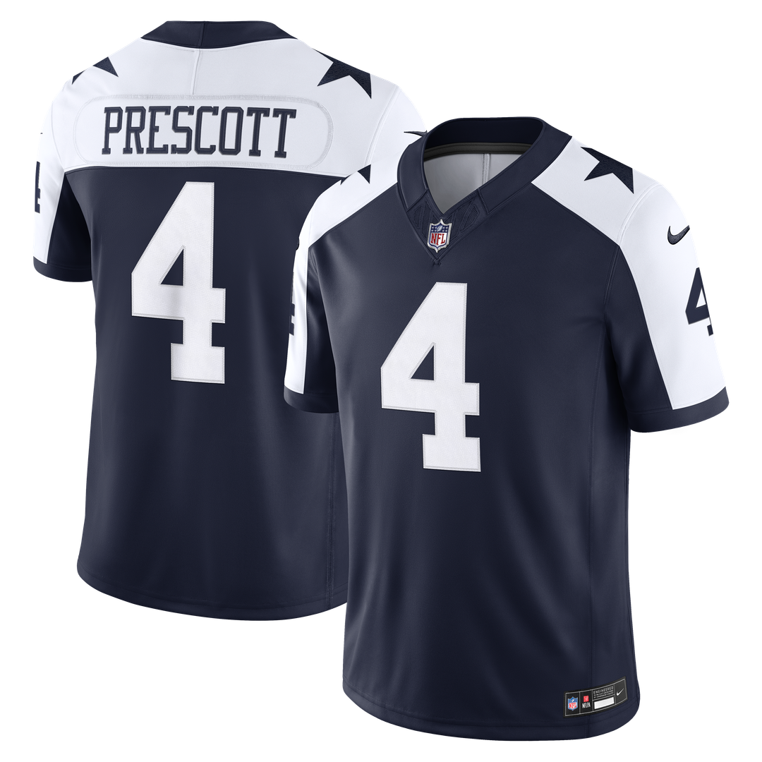 Dallas Cowboys Dak Prescott Nike White Vapor F.U.S.E. Stitched Limited Jersey - product image 7