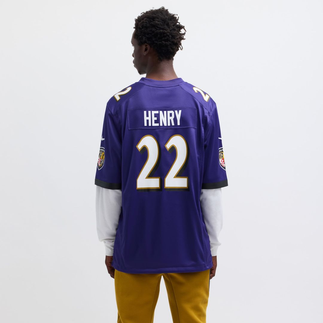 Baltimore Ravens Derrick Henry Nike Purple Game Player Jersey - product image 5