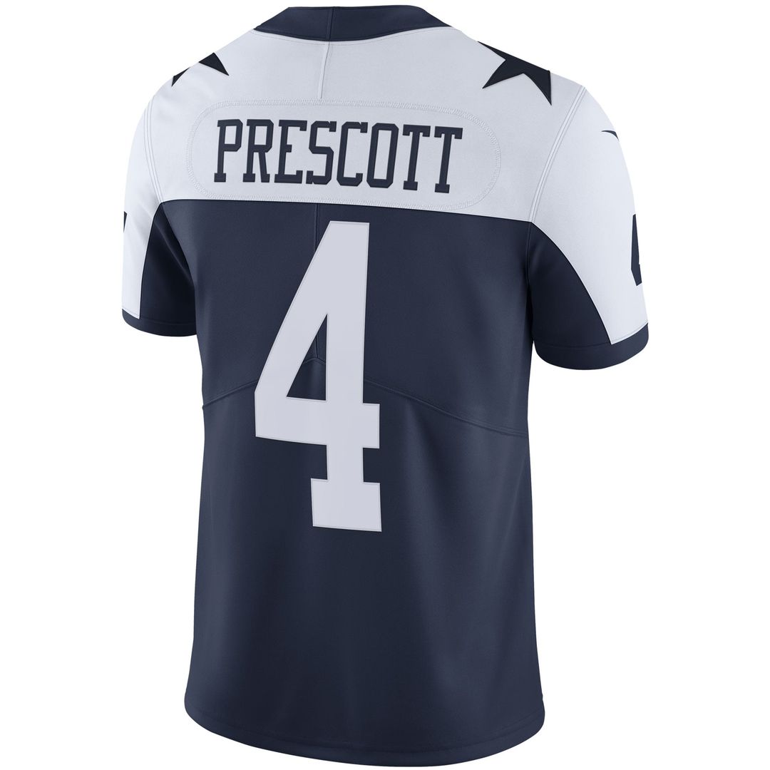 Dallas Cowboys Dak Prescott Nike White Vapor Limited Player Jersey - product image 9