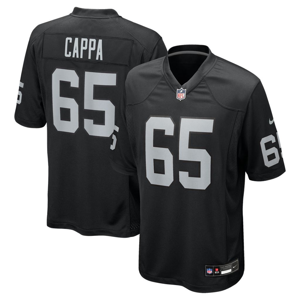 Las Vegas Raiders Alex Cappa Nike Black Team Game Jersey - product image 1