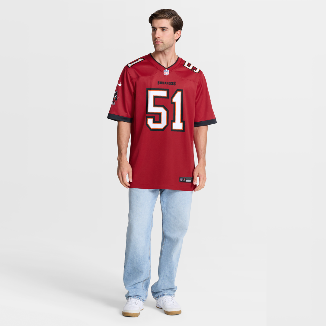 Tampa Bay Buccaneers David Walker Nike Red Team Game Jersey - product image 7