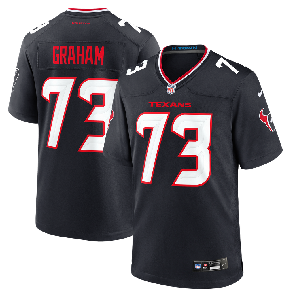 Houston Texans Derrick Graham Nike Navy Team Game Jersey - product image 1