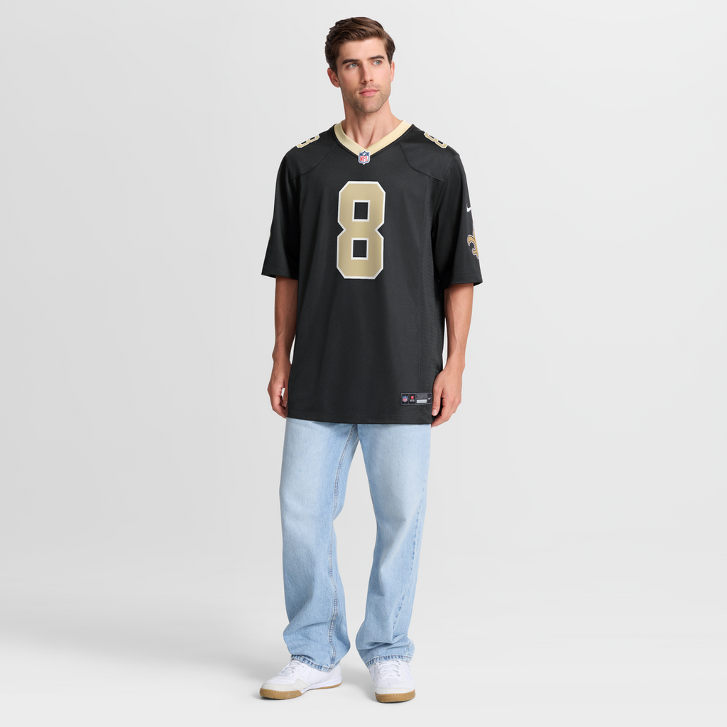 New Orleans Saints Archie Manning Nike Black Game Retired Player Jersey - product image 7