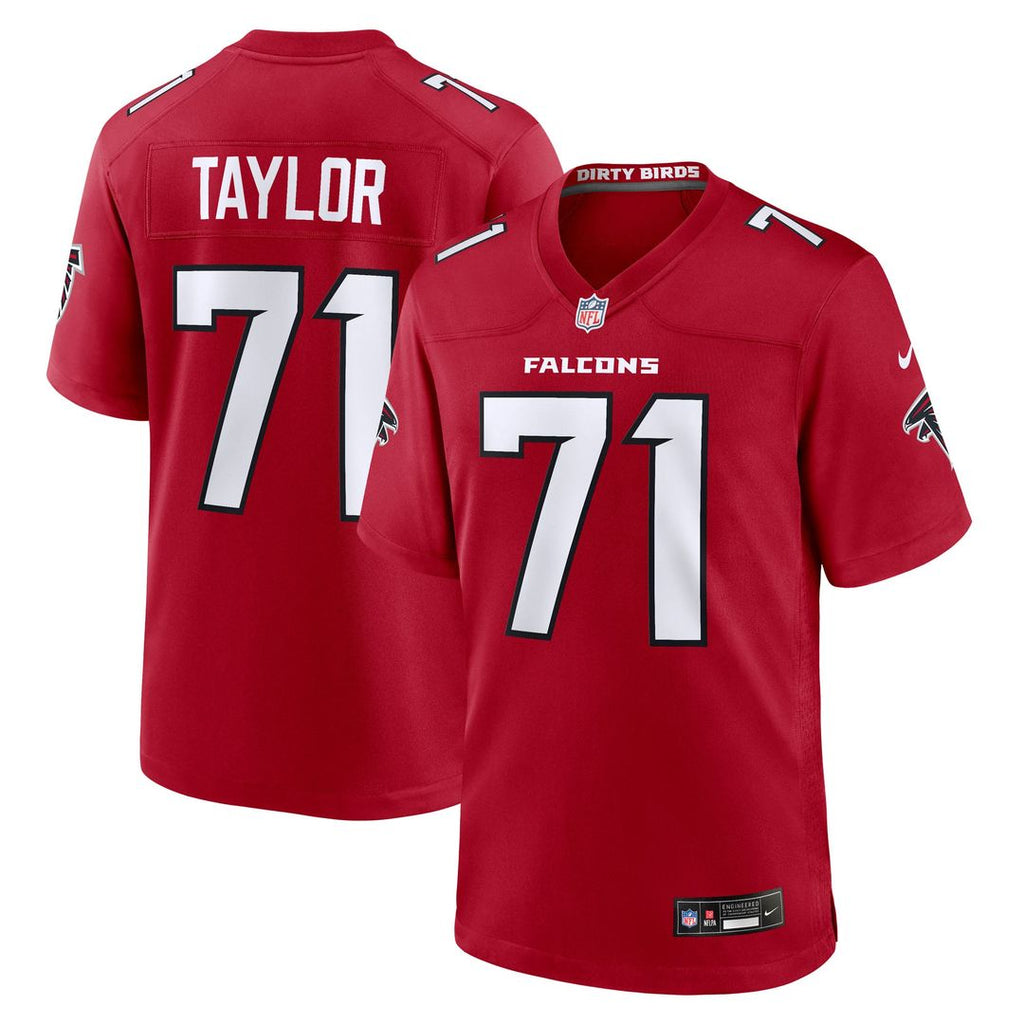 Atlanta Falcons Jawaan Taylor Nike Red Team Game Jersey - product image 1