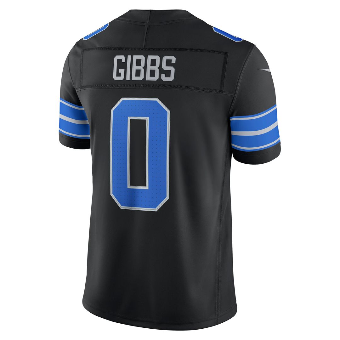 Detroit Lions Jahmyr Gibbs Nike Black Alternate Vapor F.U.S.E. Stitched Limited Jersey - product image 6