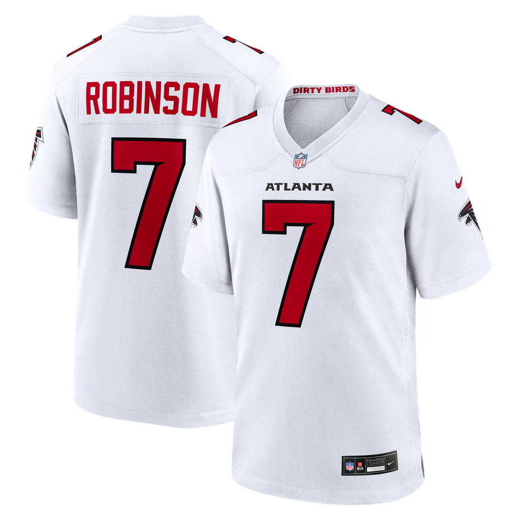 Atlanta Falcons Bijan Robinson Nike White Game Jersey - product image 1