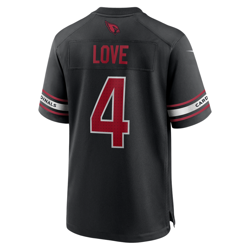 Arizona Cardinals Jeremiyah Love Nike Black Alternate Game Player Jersey - product image 9