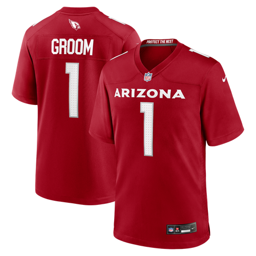 Arizona Cardinals Number 1 Groom Nike Cardinal Game Jersey - product image 1