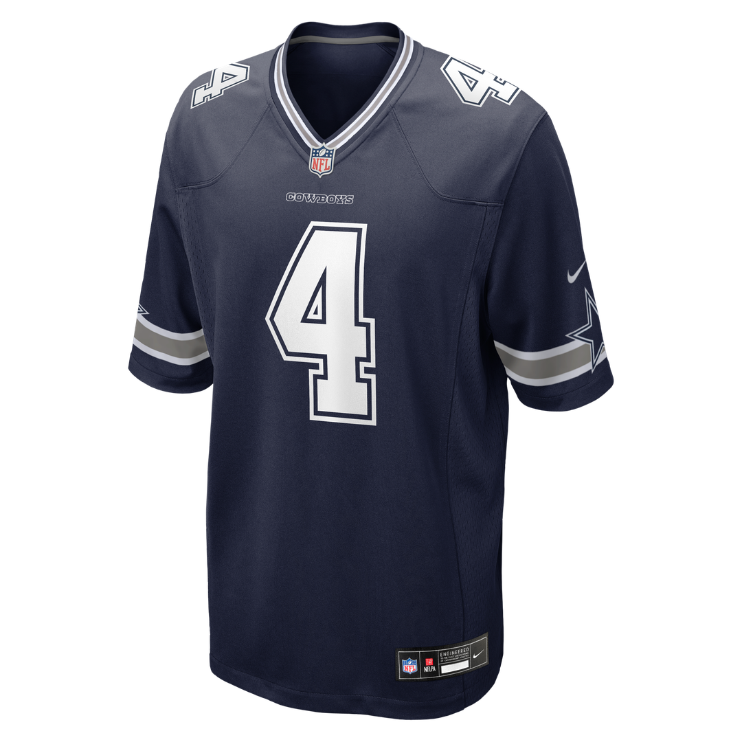 Dallas Cowboys Dak Prescott Nike Navy Game Team Jersey - product image 2