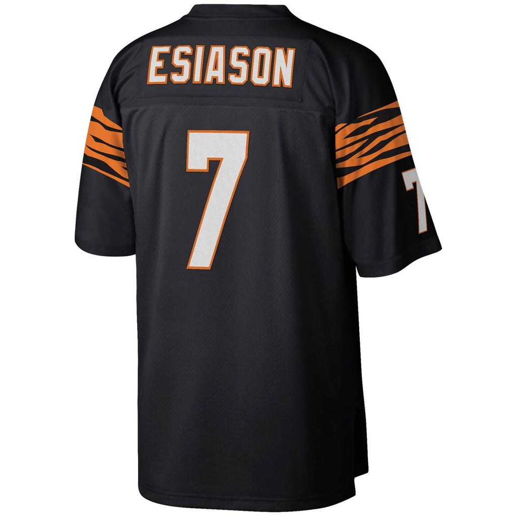 Cincinnati Bengals Boomer Esiason Mitchell & Ness Black Legacy Replica Jersey - product image 3
