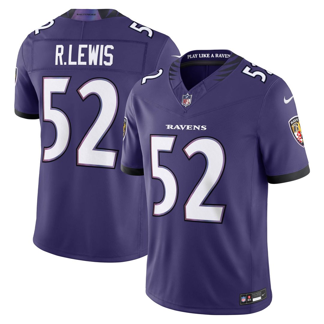 Baltimore Ravens Ray Lewis Nike Black Alternate Vapor F.U.S.E. Stitched Retired Player Limited Jersey - product image 7