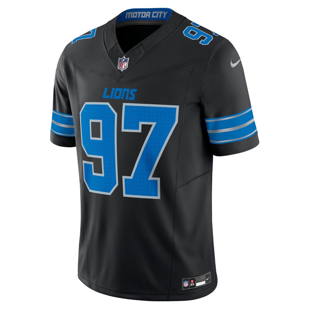 Detroit Lions Aidan Hutchinson Nike Black 2nd Alternate Vapor F.U.S.E. Limited Jersey - product image 5