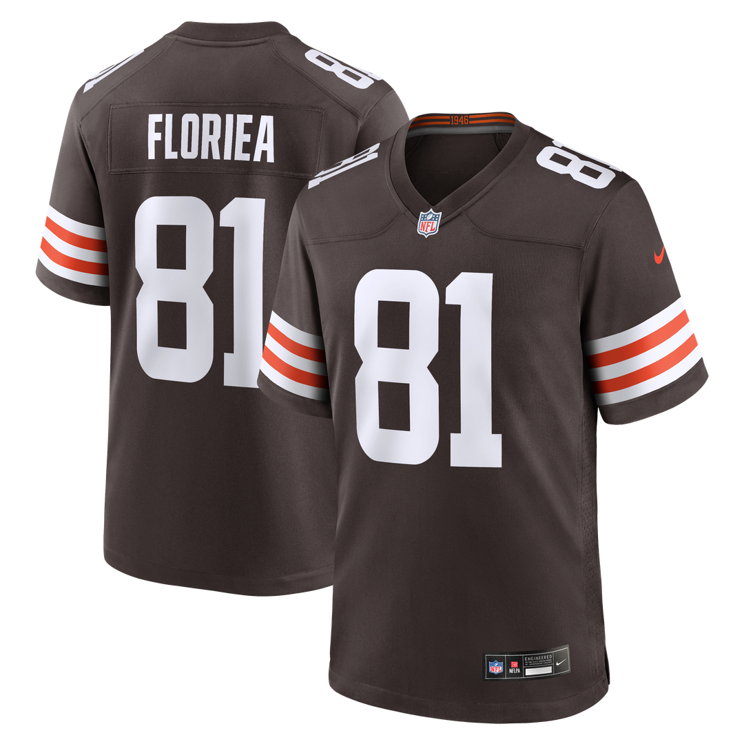 Cleveland Browns Luke Floriea Nike Brown Team Game Jersey - product image 1