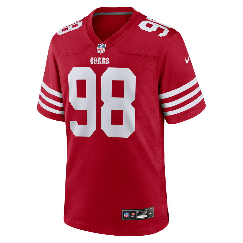 San Francisco 49ers Mykel Williams Nike Scarlet Game Player Jersey - product image 2
