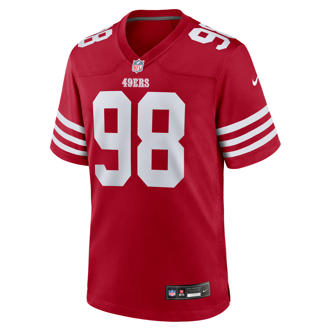 San Francisco 49ers Mykel Williams Nike Scarlet Game Player Jersey - product image 2