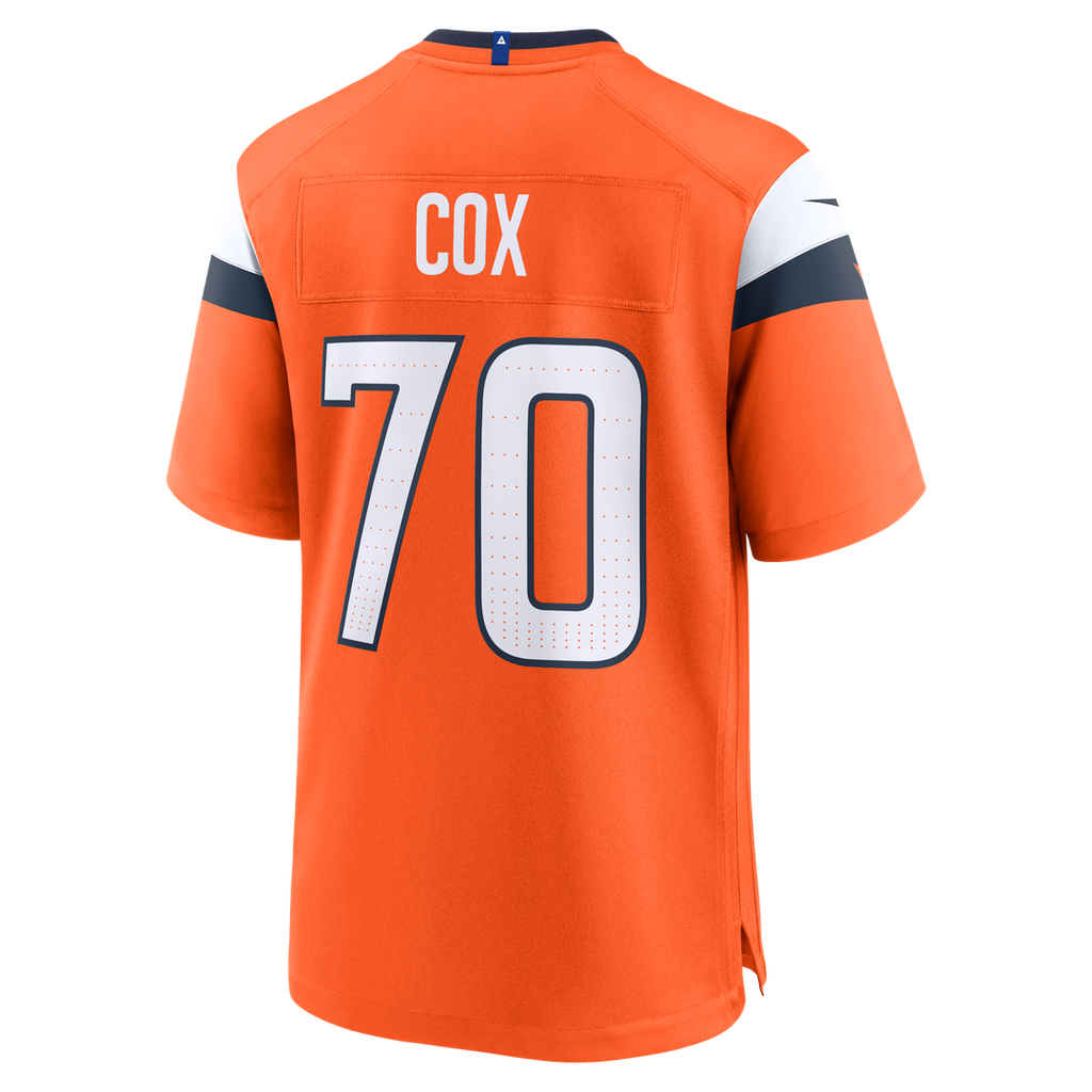 Denver Broncos Marques Cox Nike Orange Team Game Jersey - product image 3
