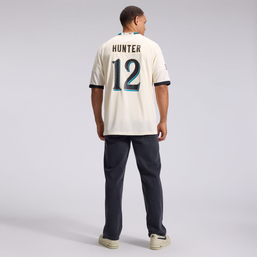 Jacksonville Jaguars Travis Hunter Nike Natural 2026 Rivalries Collection Game Jersey - product image 6
