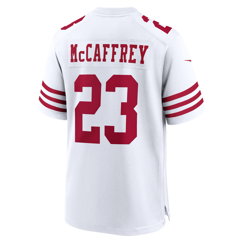 San Francisco 49ers Christian McCaffrey Nike White 80th Anniversary Game Jersey - product image 3