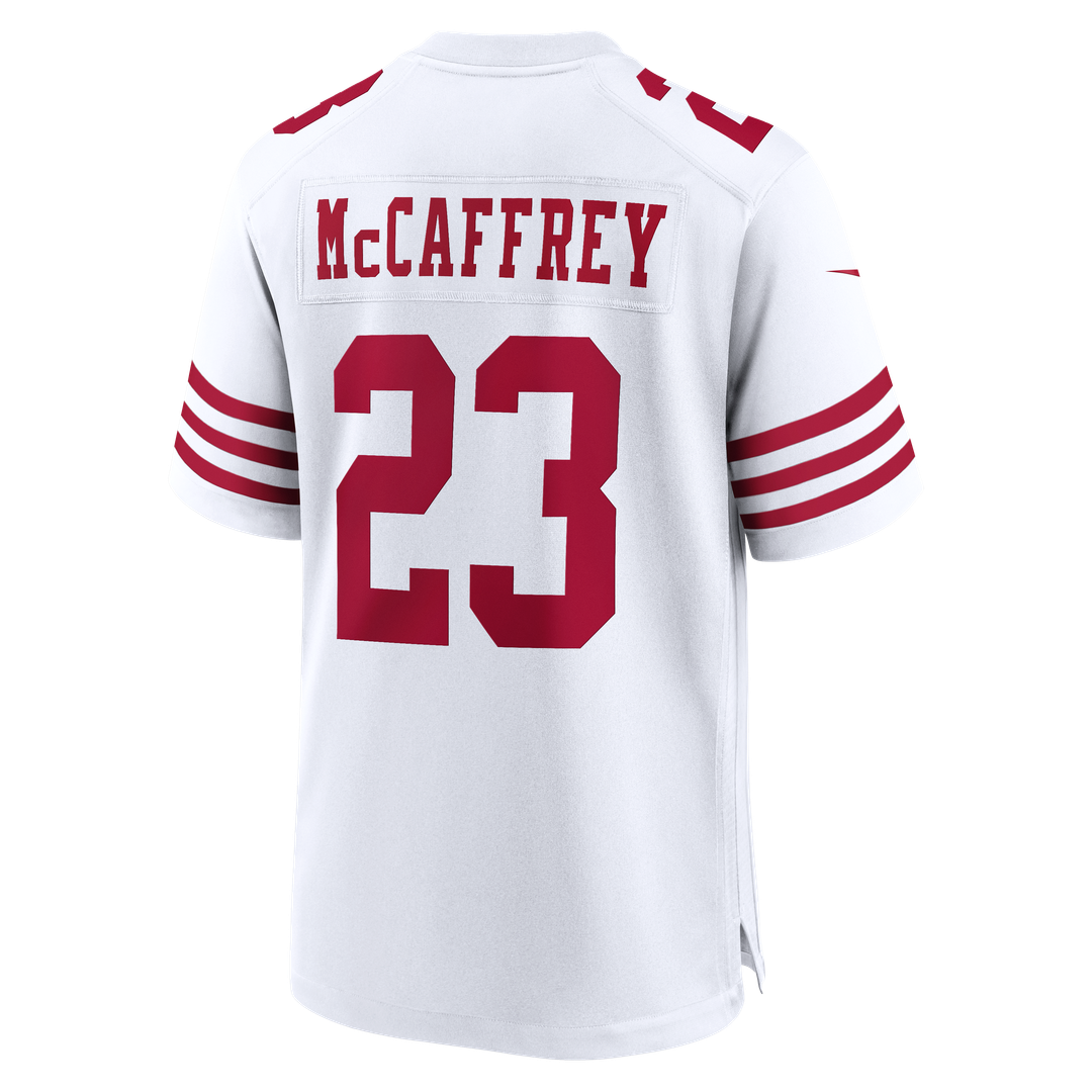 San Francisco 49ers Christian McCaffrey Nike White 80th Anniversary Game Jersey - product image 3