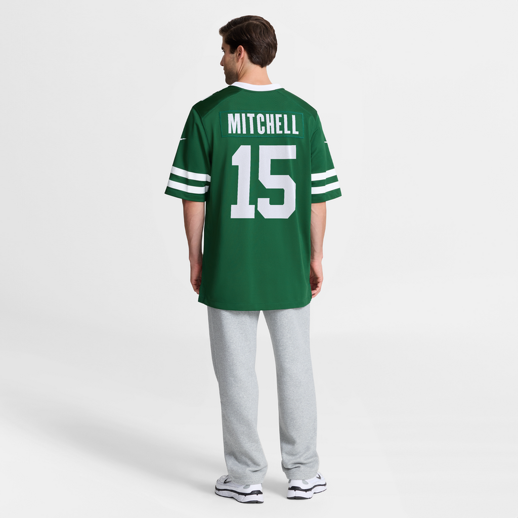 New York Jets Adonai Mitchell Nike Legacy Green Team Game Jersey - product image 5
